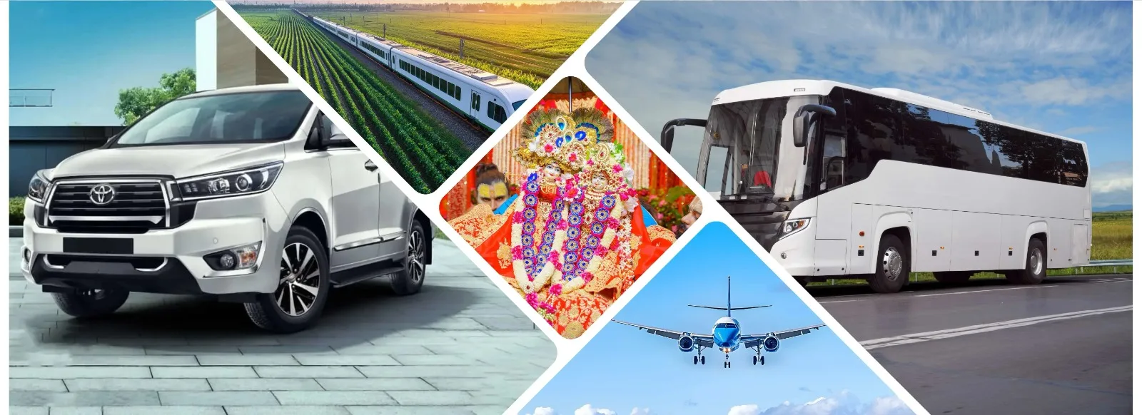 Alternative Travel Options from Delhi to Vrindavan